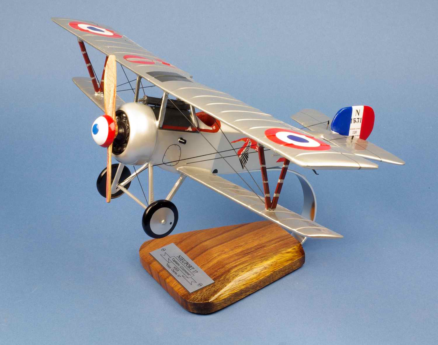 Maquette Bois et Métal : Avion Biplan Sopwith Camel 1:16