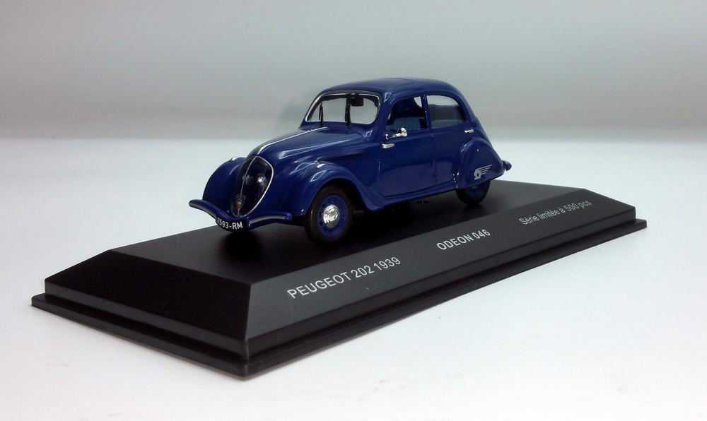 Voiture Miniature Peugeot 202 1/43