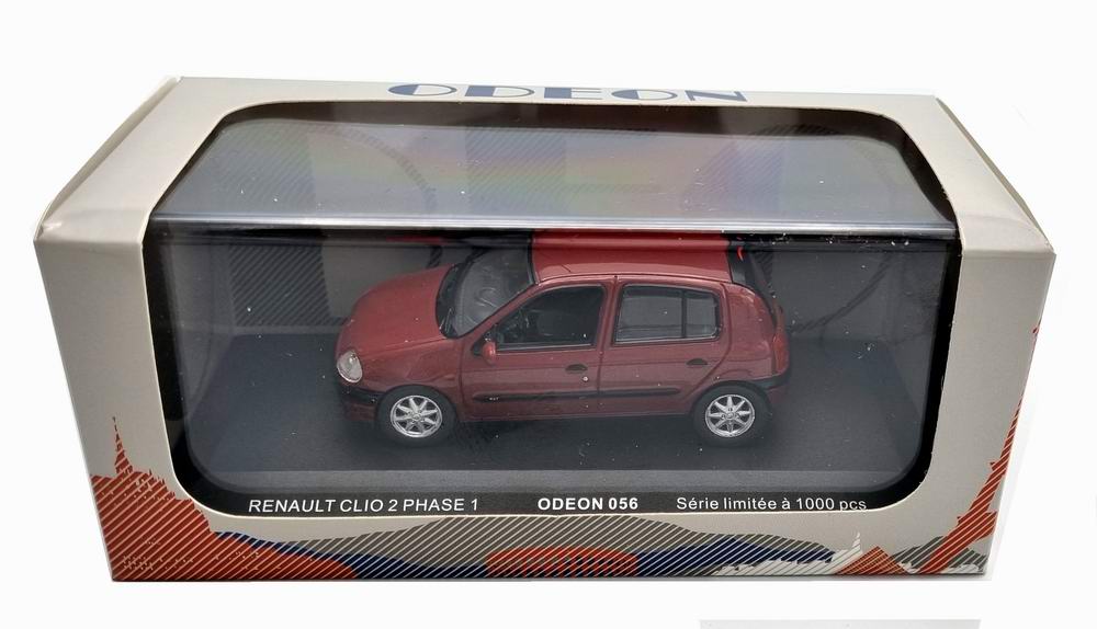 Voiture Miniature Renault Clio2 rxt Phase 1 1998 1/43