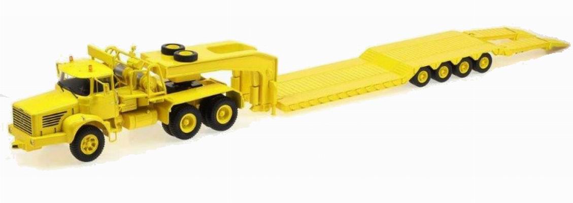 Miniature camion BERLIET TBO15 M3 SEMI-REMORQUE PORTE-ENGIN TRAVAUX PUBLICS Berliet camion TB015