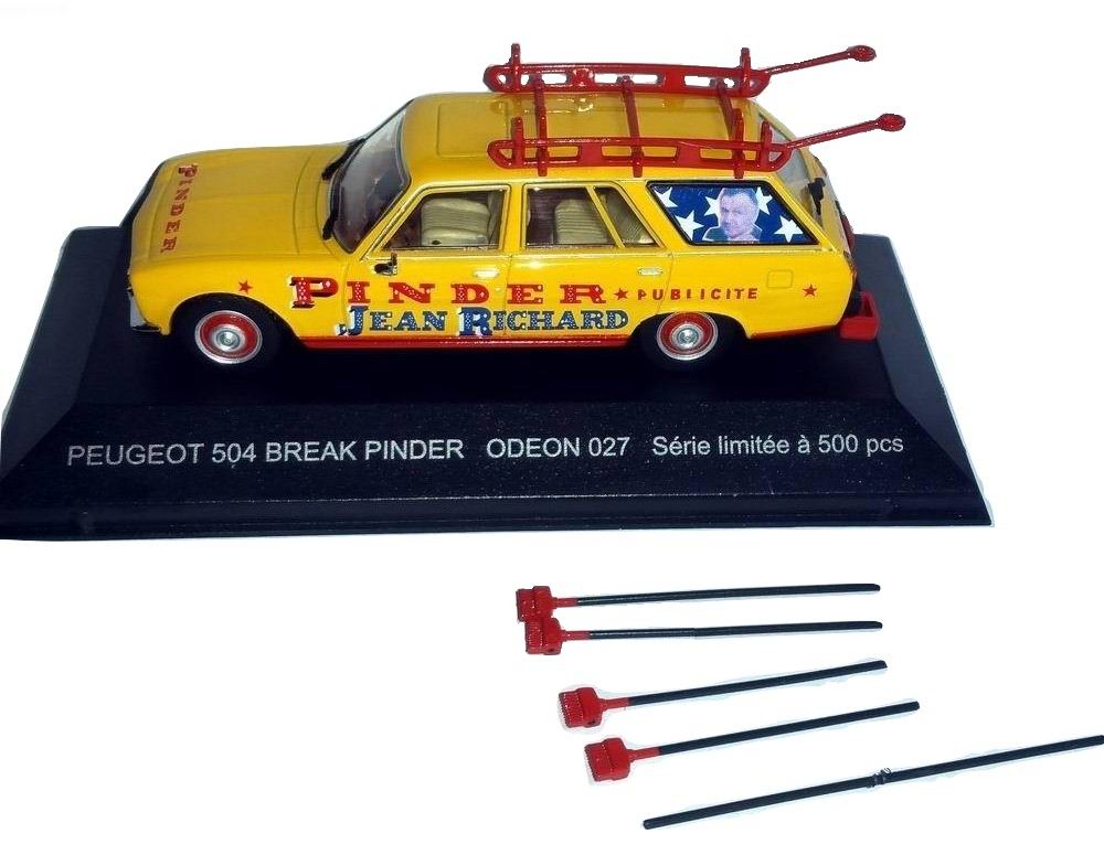 Voiture miniature PEUGEOT 504 BREAK Pinder 1/43