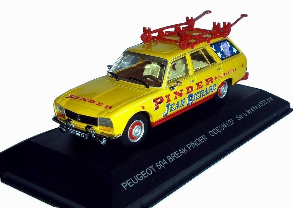 Voiture miniature PEUGEOT 504 BREAK Pinder 1/43