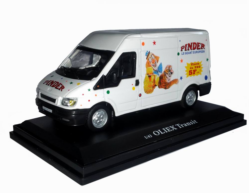 camionette miniature Ford Transit Pinder 1/43