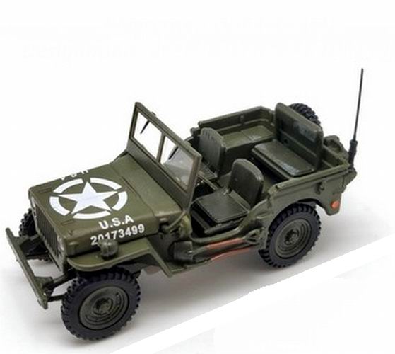 Voiture Jeep Wyllis Ouverte Militaire US ARMY D-DAY 6 Juin 1944 Oliex 1/43