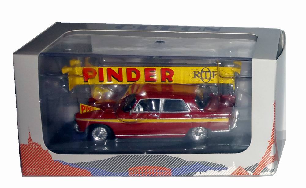 Voiture miniature PEUGEOT 404 Pinder ORTF 1/43