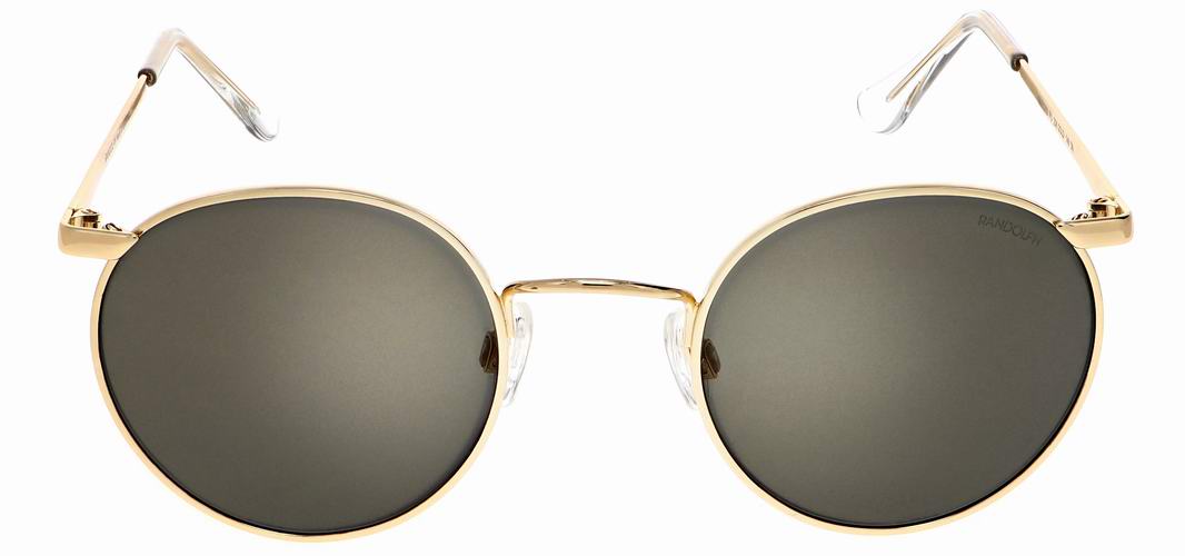 LUNETTES DE SOLEIL marine sous marin us navy monture or verre gris Randolph