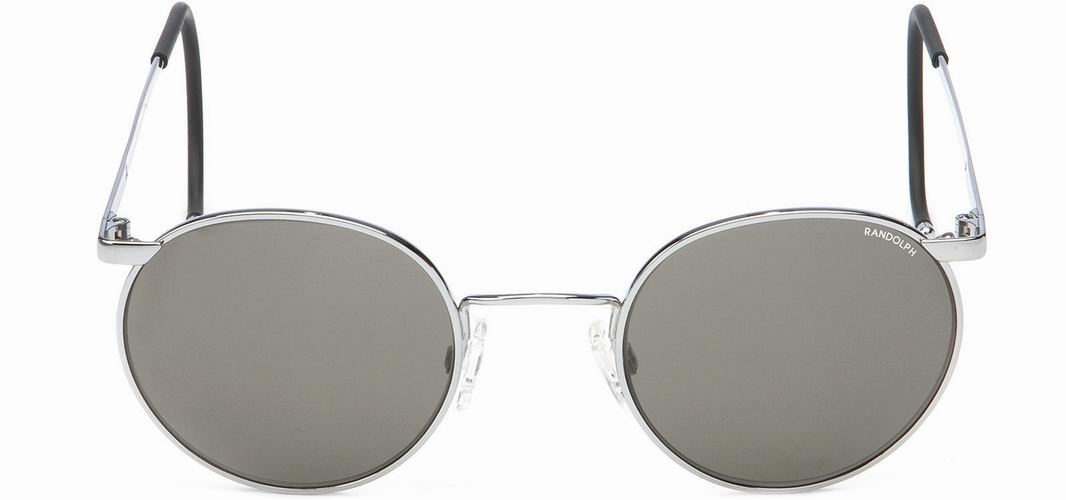 LUNETTES DE SOLEIL marin sous marin us navy monture brillant argent Chrome verre gris Randolph