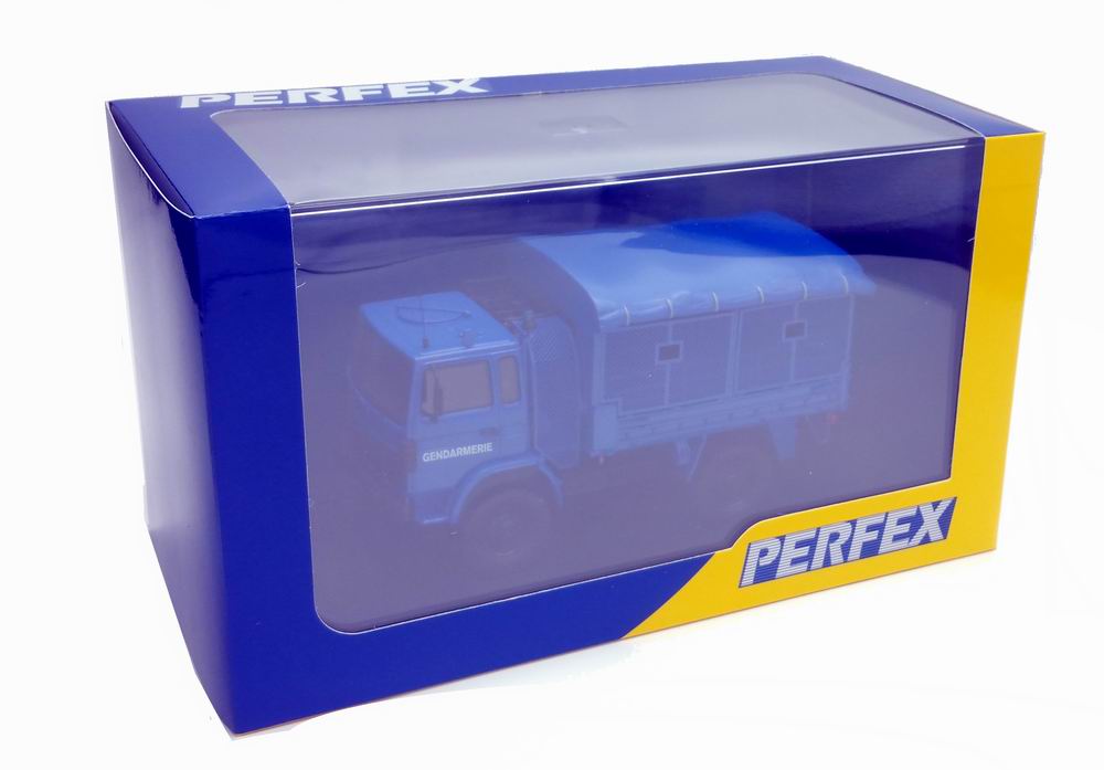 Miniature Camion RENAULT TRM 2000 MO GENDARMERIE Transport de troupes 1/43