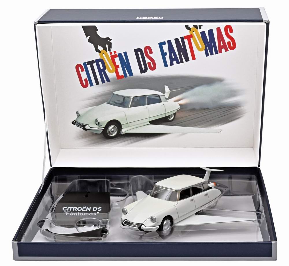 Voiture miniature Citroën DS19 volante citroen FANTOMAS au 1/43