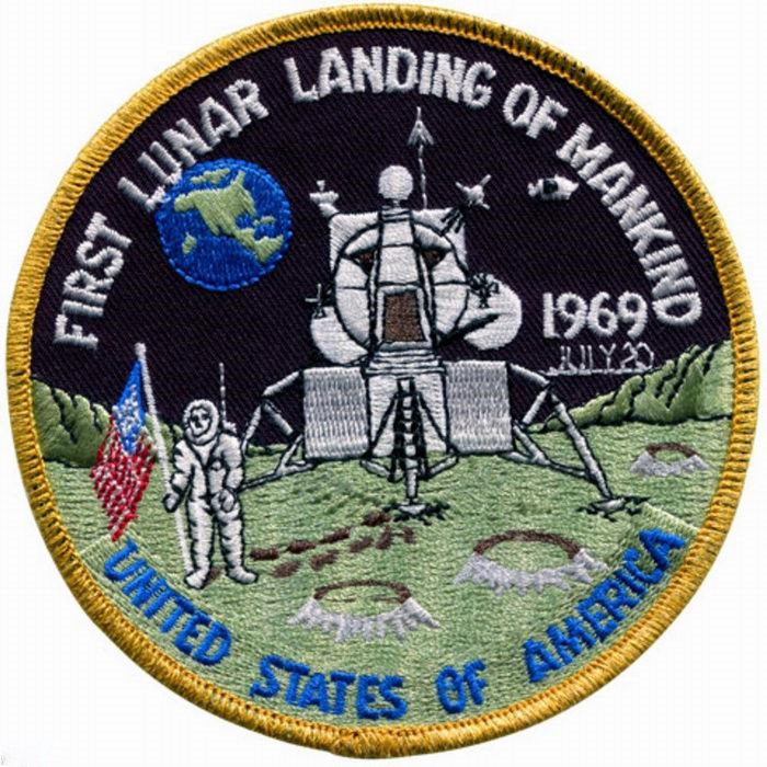 Patch NASA Premier pas de l’homme sur la lune Neil Armstrong
