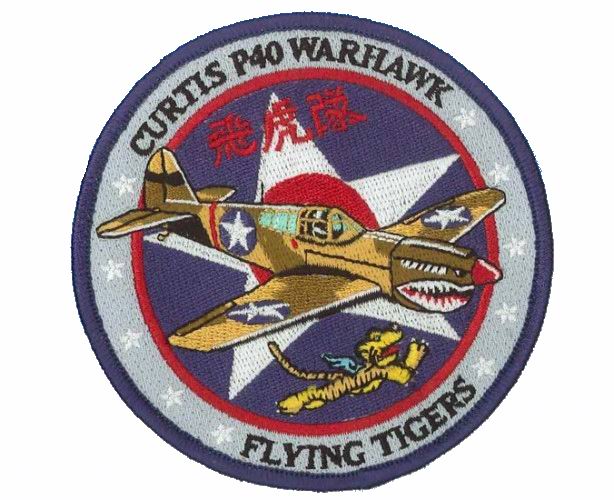 patch Curtis P40 Flying Tigers