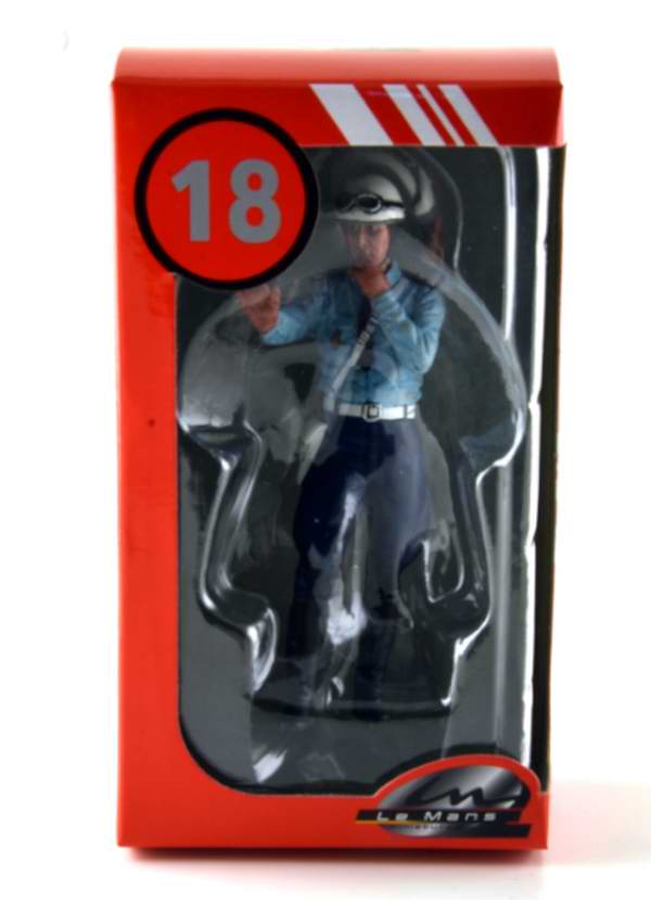 Figurine 1/18 Paul Motard POLICE NATIONALE Policer motocycliste 1975 1980