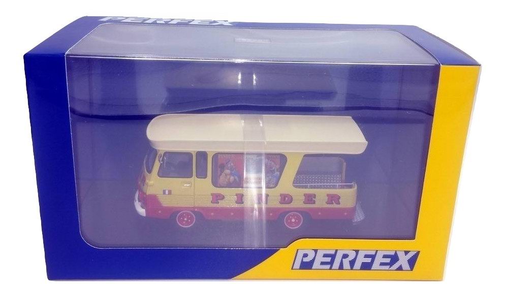 Miniature Camionnette PEUGEOTJ7 CIRQUE PINDER 1/43