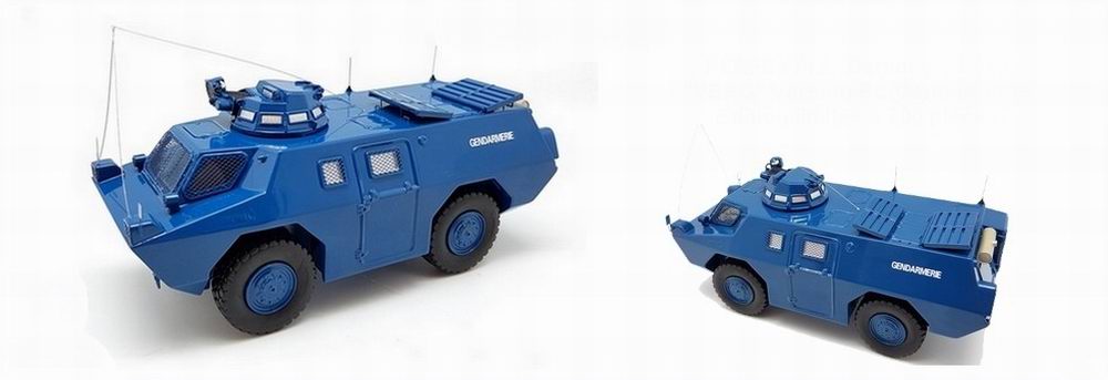 Miniature BERLIET VXB 170 VBRG GENDARMERIE 1/43 Perfex