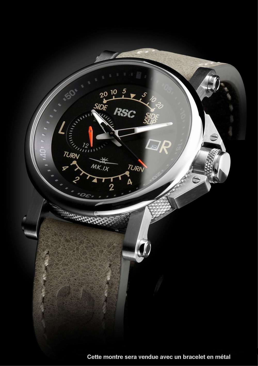 Montre Aviateur Automatique SPITFIRE Mk IX RSC PILOTS WATCHES