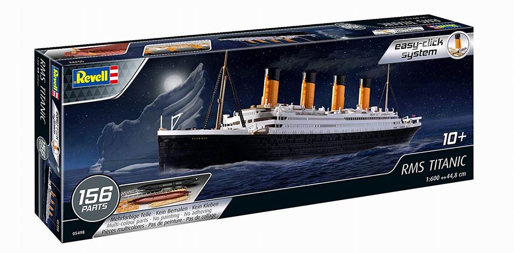 Maquette kit Navire Paquebot Transatlantique RMS TITANIC 1/600