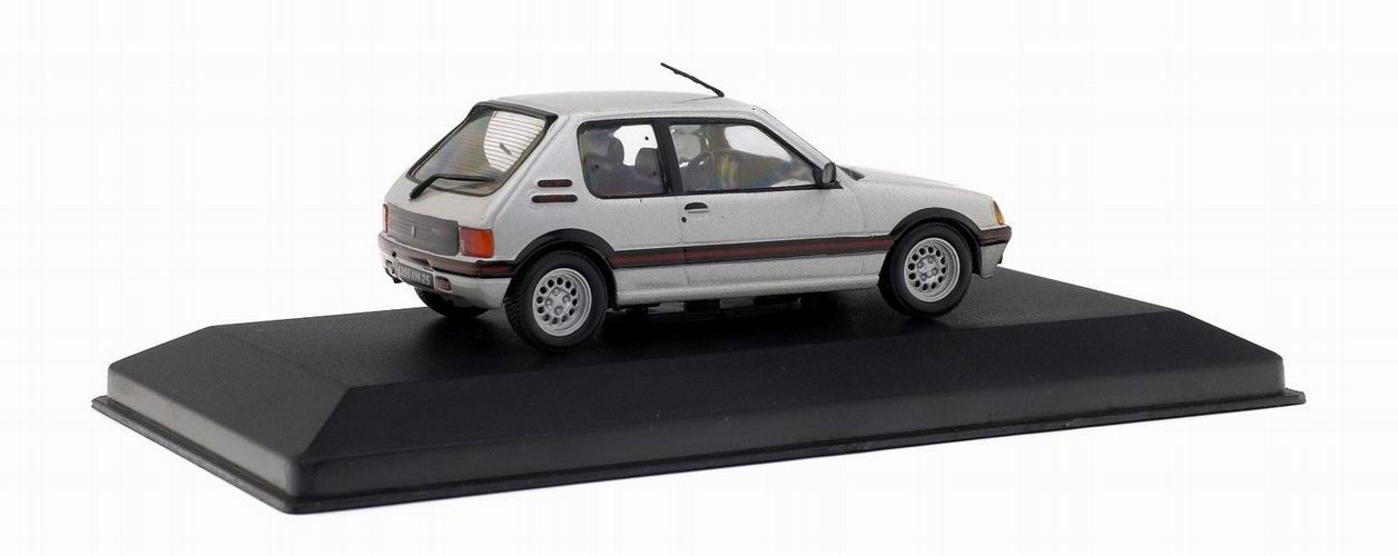 Voiture Miniature PEUGEOT 205 GTI 1986 Gris Solido 1/43