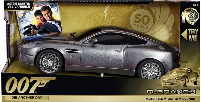 Voiture ASTON MARTIN Vanquish Meurs un Autre Jour James Bond 007 23 cm 1/24