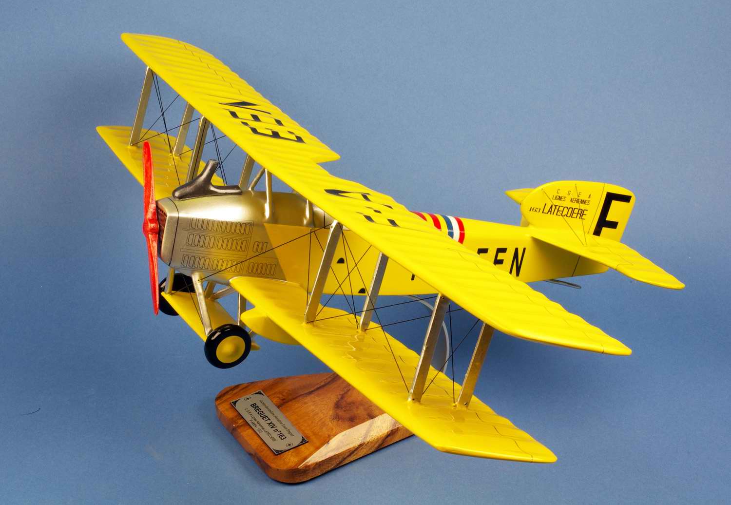 Maquette Breguet 14 XIV aux couleurs de Aéropostale 1/25