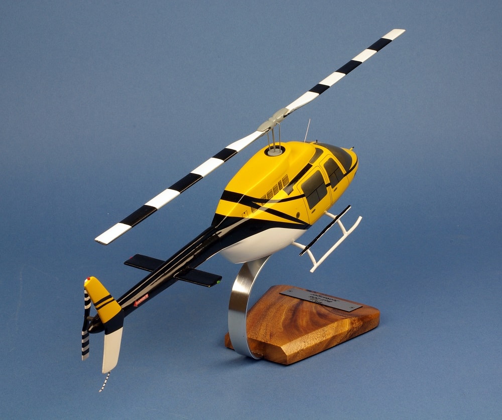 maquette Hélicoptère BELL 206 JetRanger