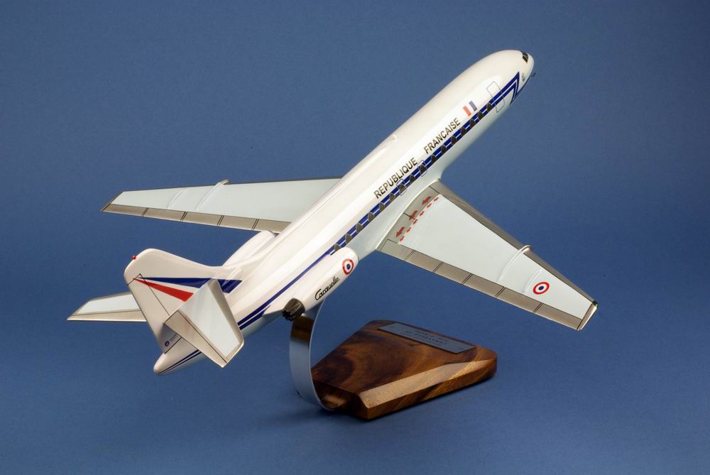 maquette avion Caravelle SE210 III De Gaulle aux couleurs de la République Française