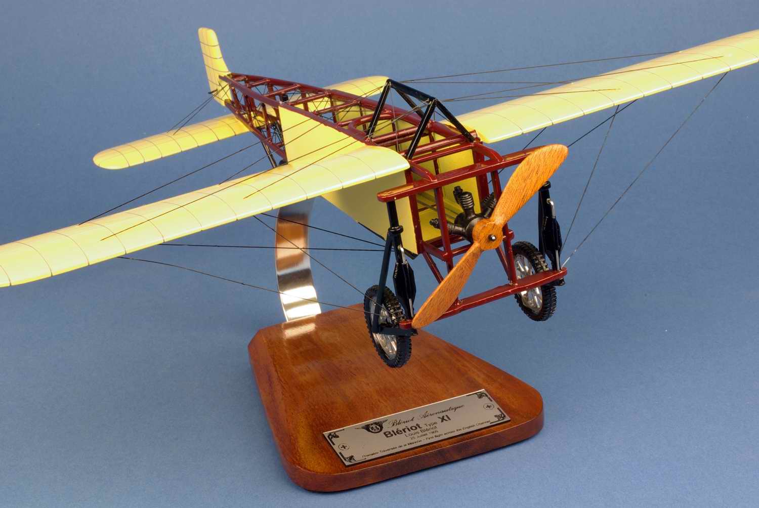 Maquette Avion BLERIOT XI Traversée de la Manche 25 Juillet 1909 au 1/25