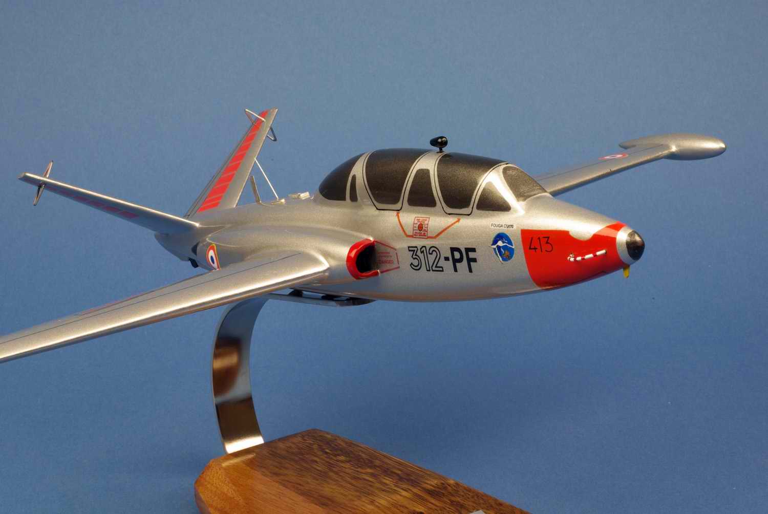 Maquette Avion Fouga Magister CM170 GI312 Salon de Provence