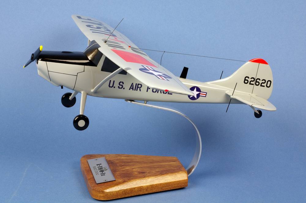 Maquette avion observation CESSNA L-19/O-1 Bird Dog US AIR FORCE l’Eclaireur 1/24