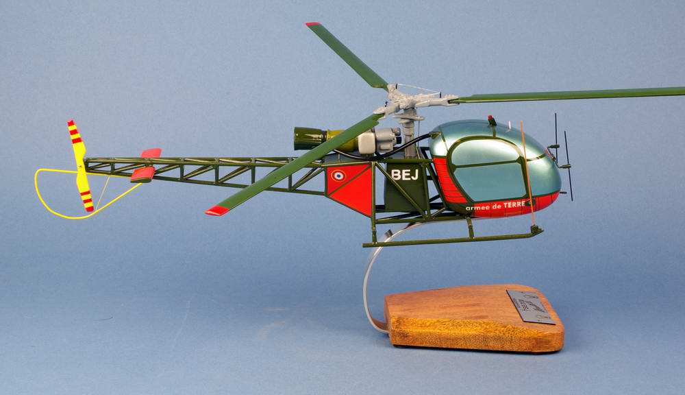 Maquette Helicoptère ALOUETTE 2 S.E 3130 Armée de Terre 1/24