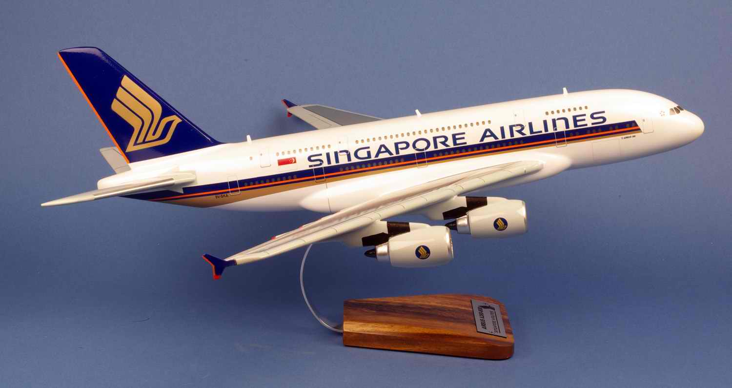 Maquette avion Airbus A380-800 Singapore Airlines