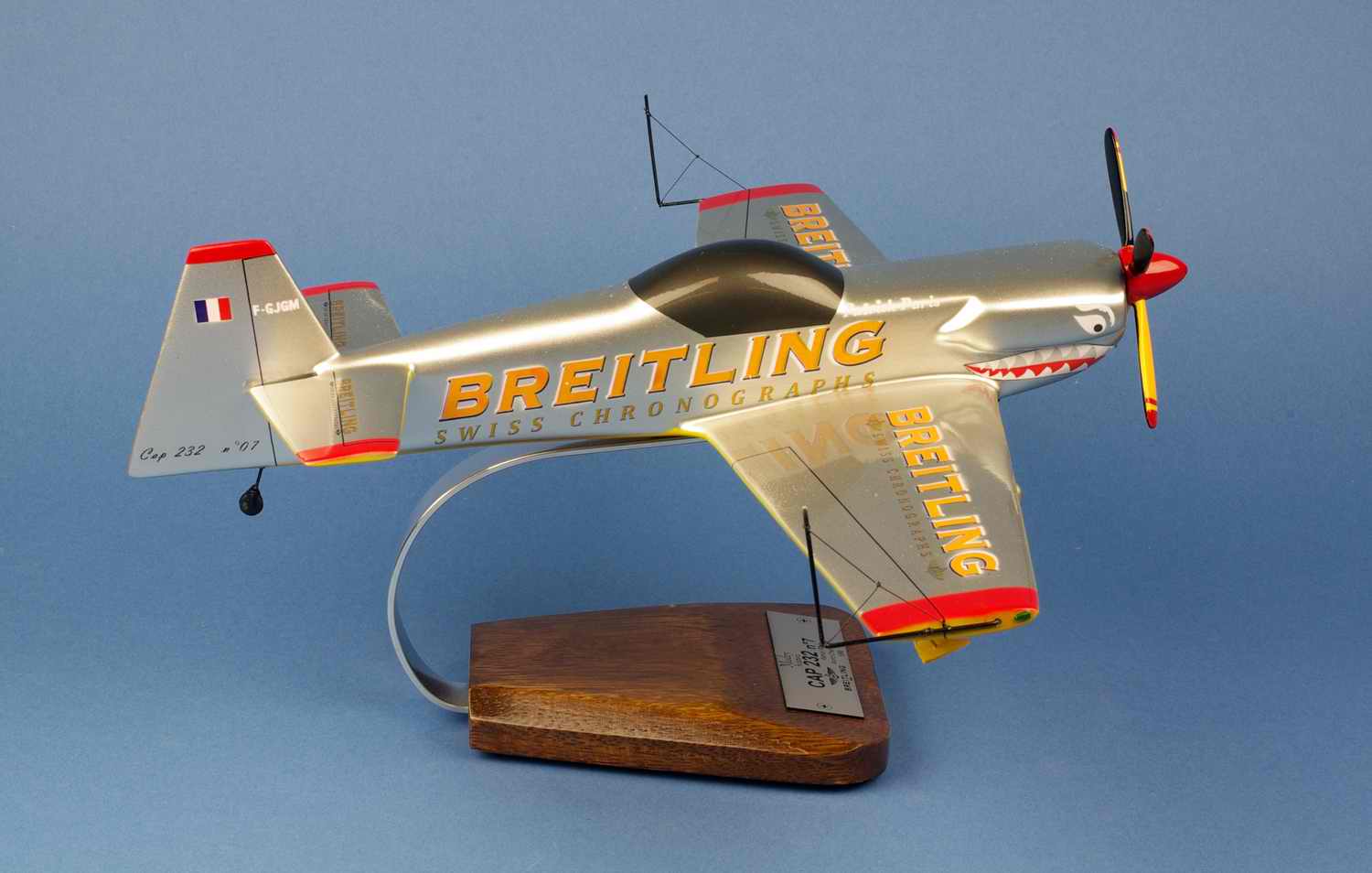 Maquette Avion CAP 232 BREITLING Silver Shark Patrick Paris au 1/20