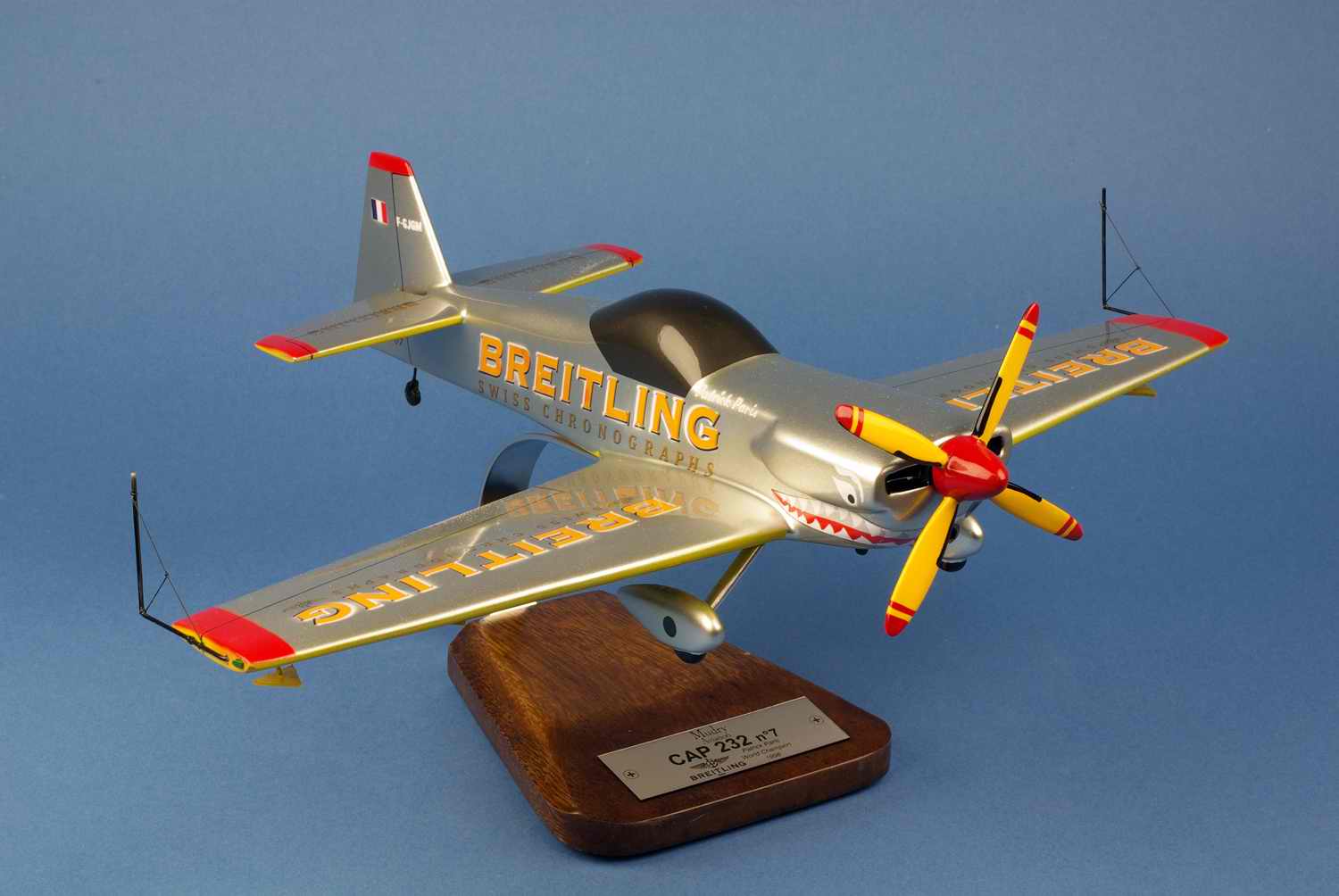 Maquette Avion CAP 232 BREITLING Silver Shark Patrick Paris au 1/20