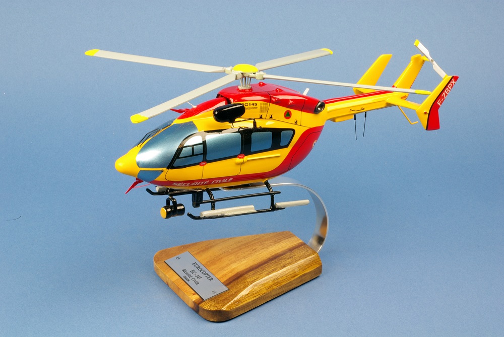 Maquette Hélicoptère EUROCOPTERE EC145 Dragon Sécurité Civile 