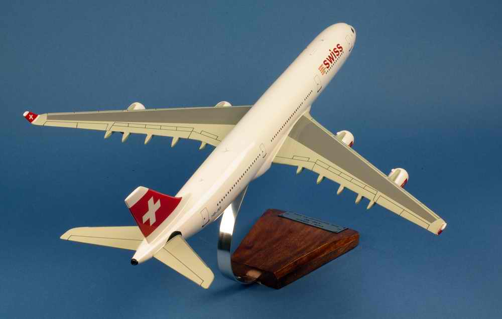 Maquette Avion AIRBUS A340 Swissair 1/125 