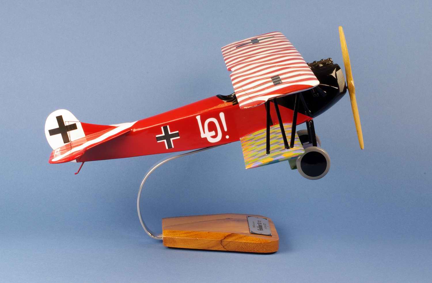 Maquette FOKKER D7 aux couleurs du Lieutenant Ulrich Neckel 1/24