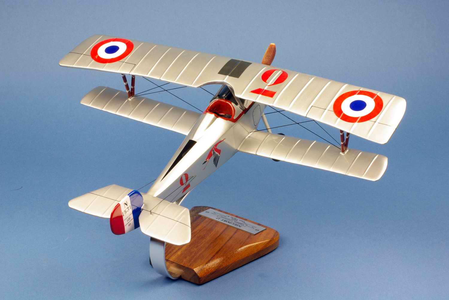 Maquette Avion NIEUPORT 17N Georges Guynemer Vieux Charles IV N1531 Juillet 1916 1/16