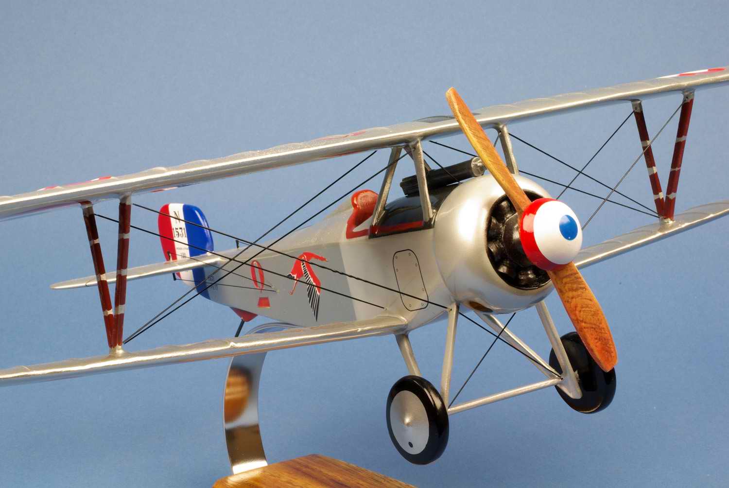 Maquette Avion NIEUPORT 17N Georges Guynemer Vieux Charles IV N1531 Juillet 1916 1/16