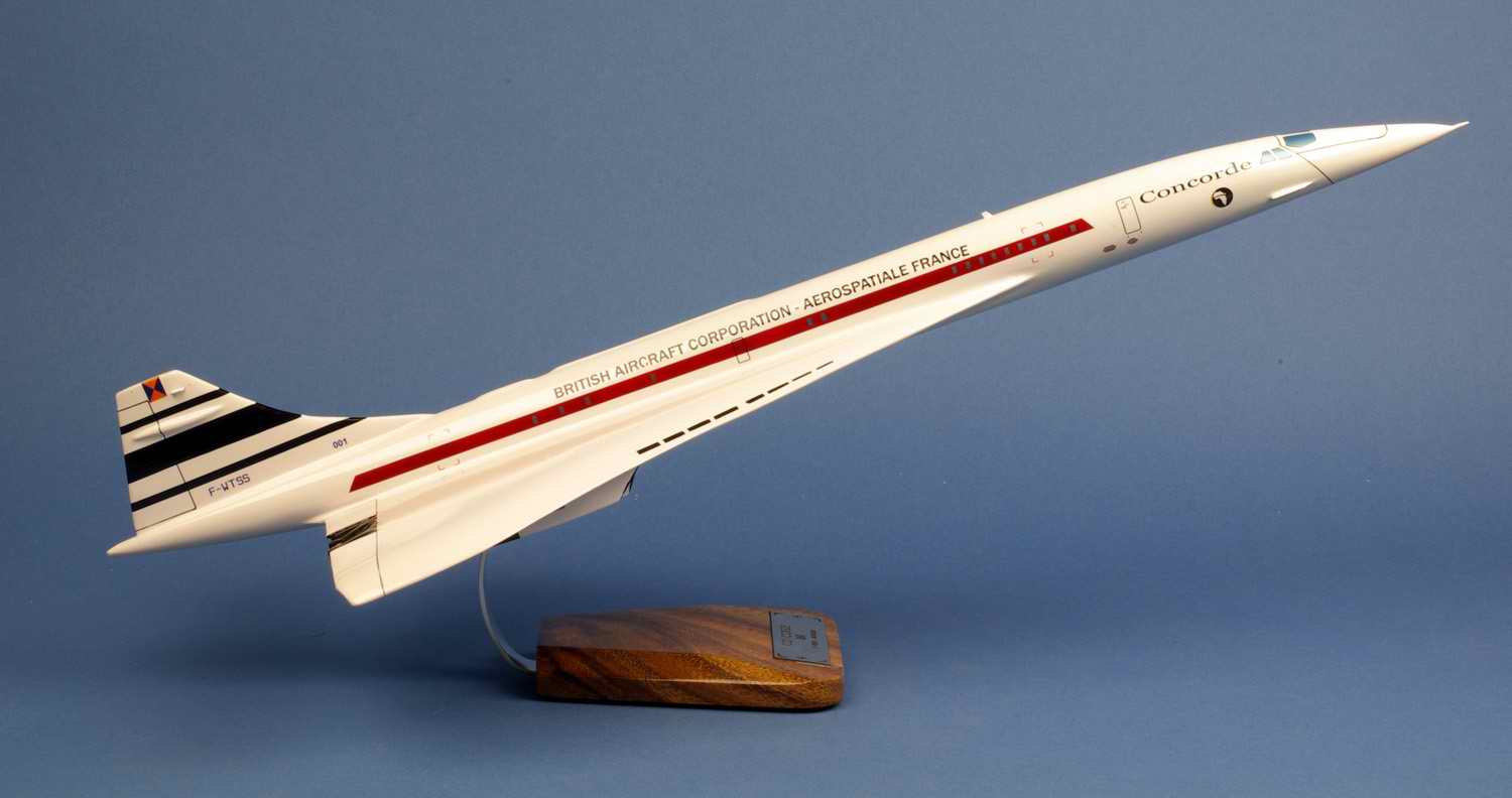 Maquette Avion Supersonique Concorde 001 F-WTSS