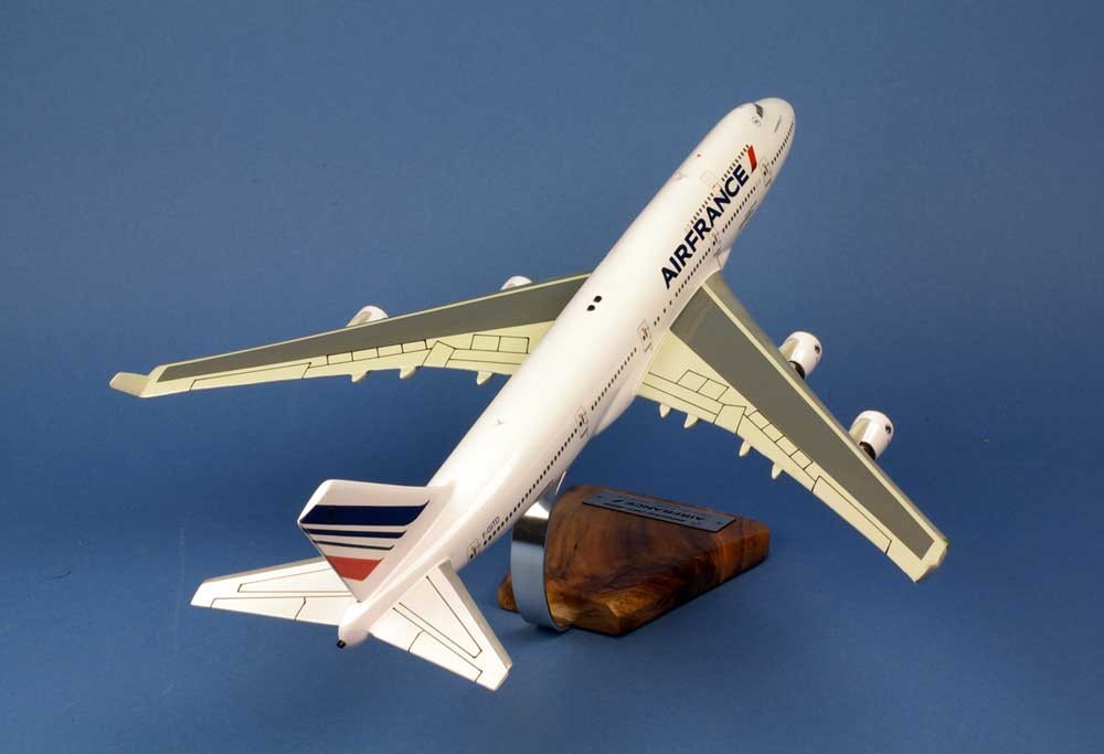 maquette Air France Avion B747 Jumbo BOEING 747-400 F-GITD 1/144