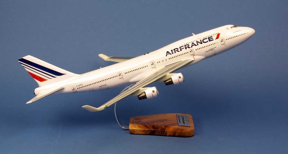 maquette AirFrance avion BOEING747-400 F-GITD Beoing747 1/144