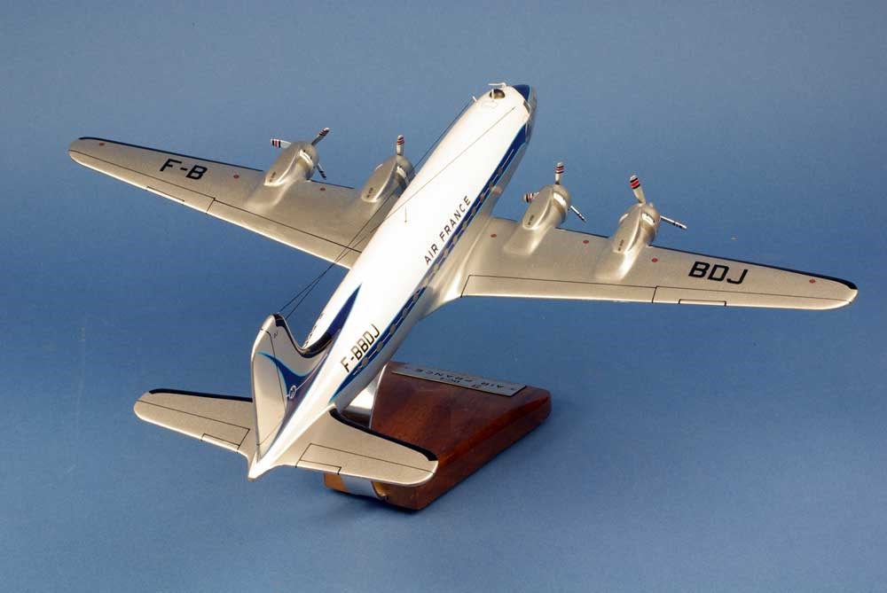 maquette DOUGLAS DC-4 F-BBDJ 1er PARIS-NEW YORK AIR FRANCE 1/72