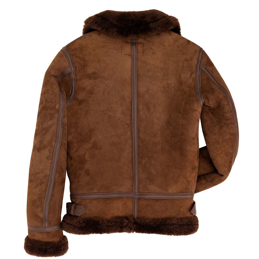 Blouson Bombardier B3 en Daim Femme Marron COCKPIT USA ex AVIREX
