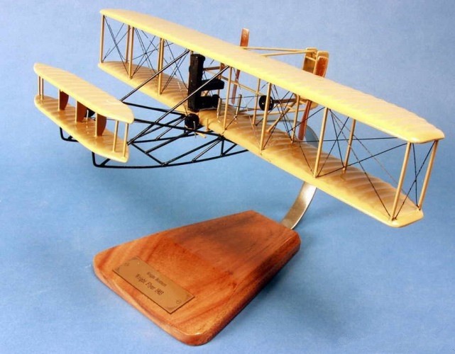 Maquette avion Wright Flyer I 1903 au 1/25