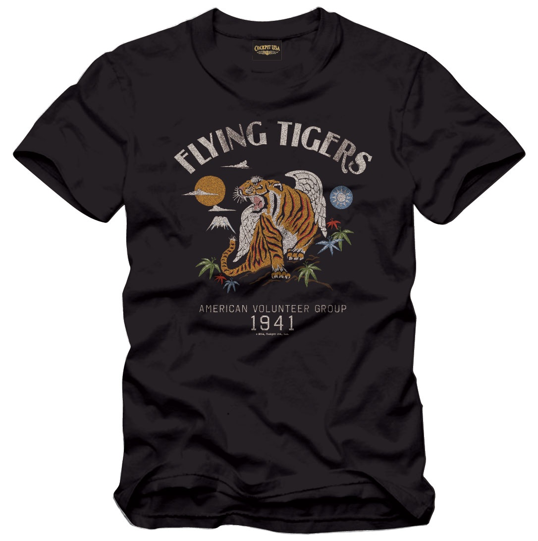 T-Shirt Flying Tigers COCKPIT - AVIREX