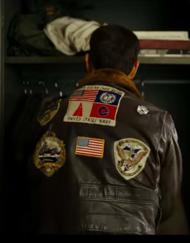 Blouson aviateur du film Top Gun 2 MAVERICK Tom Cruise NAVY G1 COCKPIT USA AVIREX