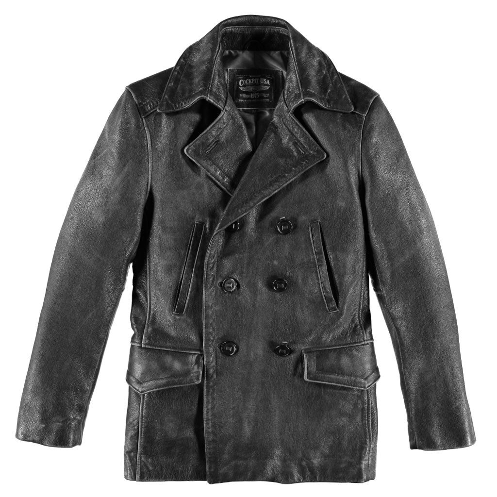 Manteau en Cuir Vintage US Navy COCKPIT - AVIREX