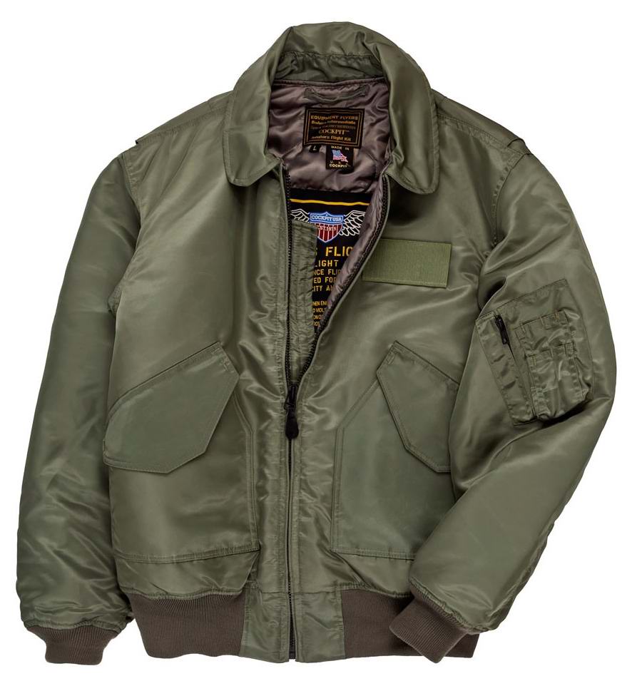 Blouson Aviateur pilote veste CWU55 COCKPIT USA - AVIREX