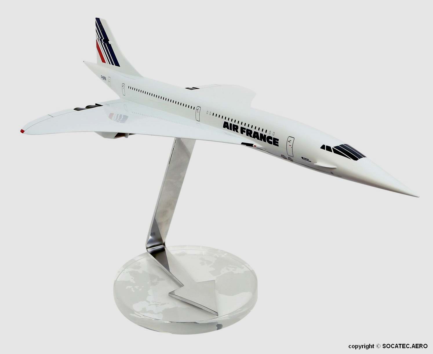 maquette résine Concorde Officiel AIR FRANCE 1/100 