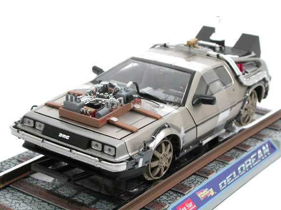 Delorean retour vers cheap le futur miniature