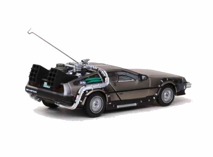 Voiture DELOREAN 1 Retour vers le Futur 1 en Métal au 1/43